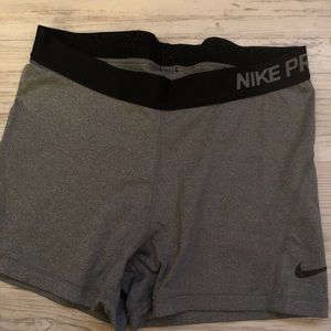 Nike Pro women’s sz L, used condition, signs of wear.